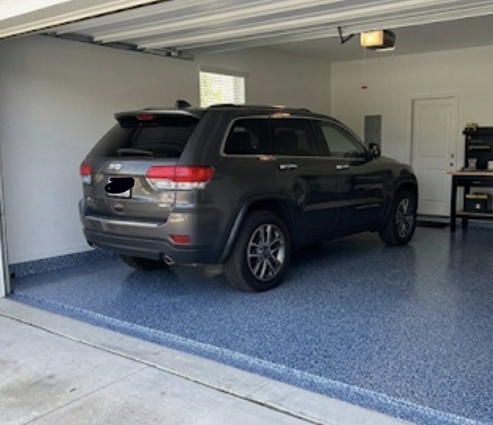 Blue Flake Garage
