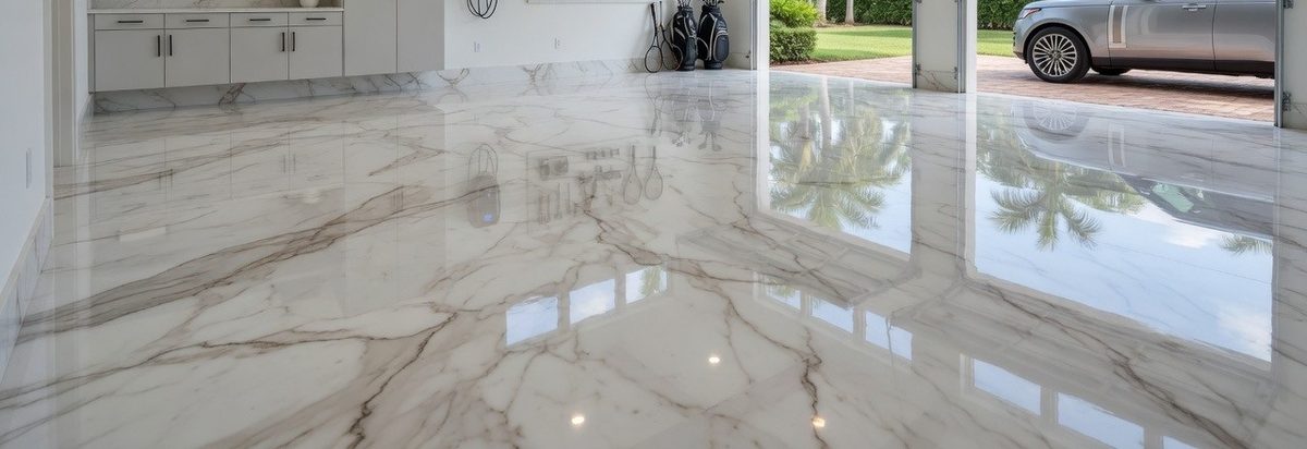 White Marble Mirror